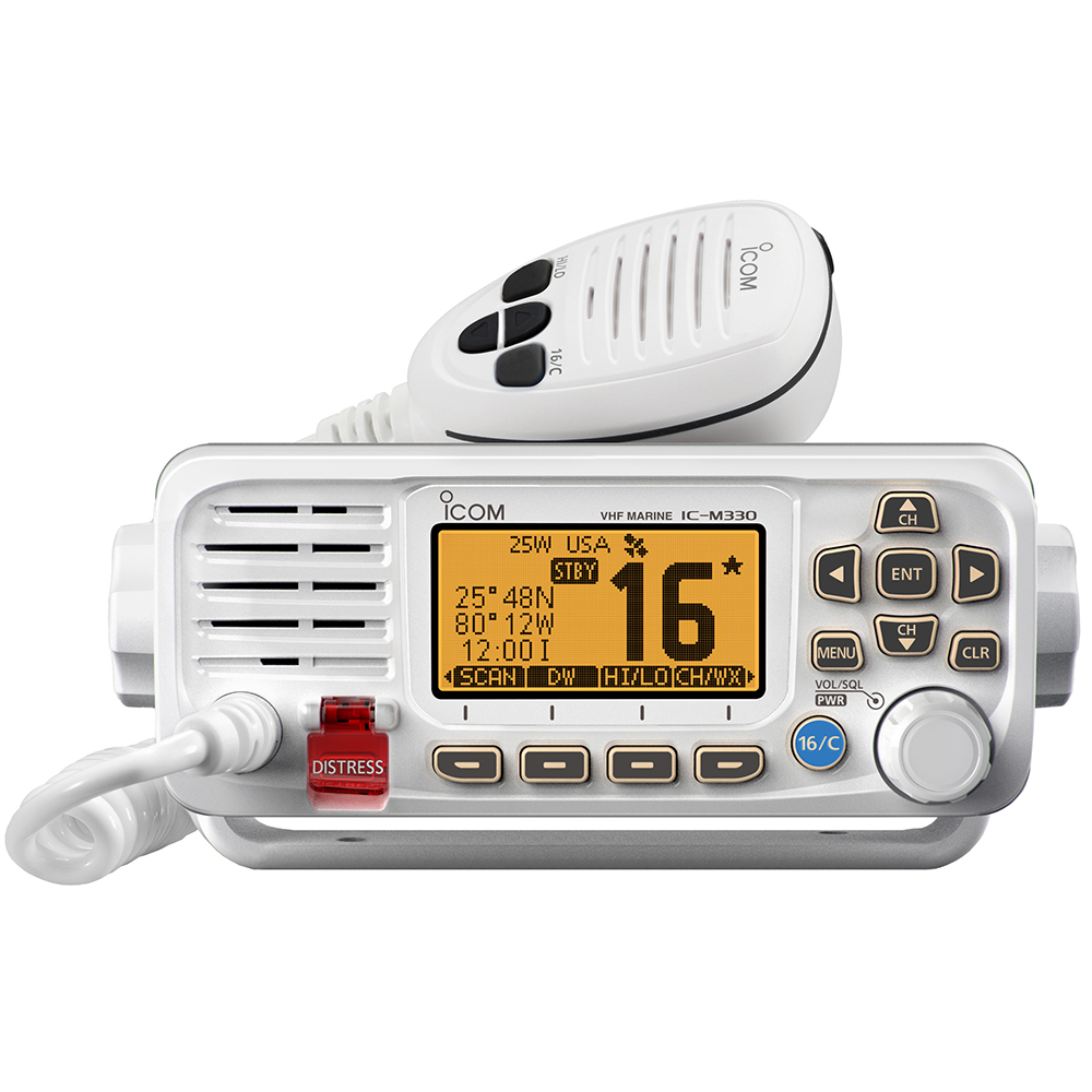 ICOM M330 VHF COMPACT RADIO, WHITE