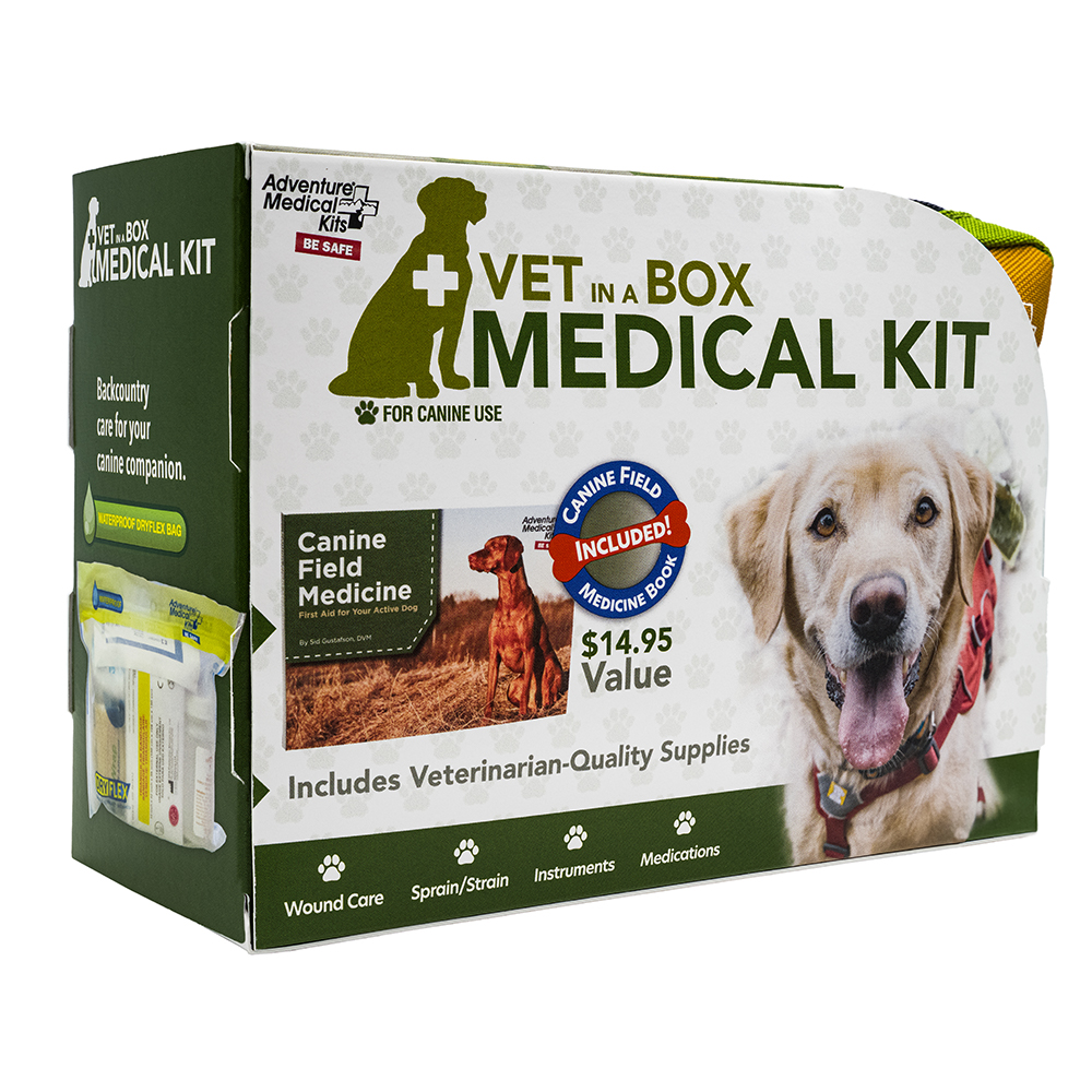 ADVENTURE MEDICAL DOG SERIES, VET IN A BOX FIRST AID KIT