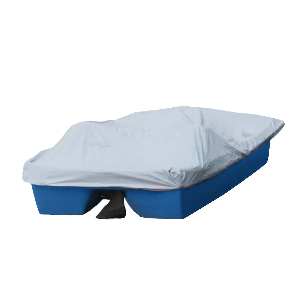 CARVER POLY-FLEX II STYLED-TO-FIT BOAT COVER F/7'2" 3-SEATER PADDLE BOATS - GREY
