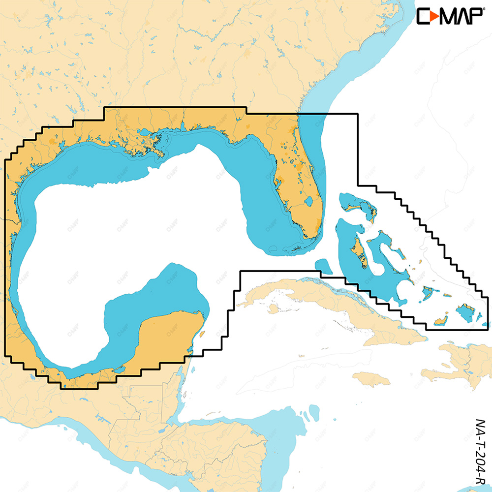C-MAP REVEAL X, GULF OF MEXICO & BAHAMAS