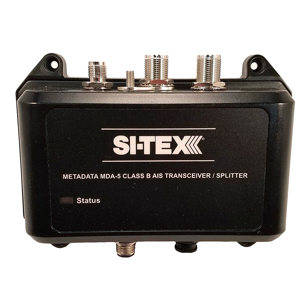 SI-TEX MDA-5H HI-POWER 5W SOTDMA CLASS B AIS TRANSCEIVER W/BUILT-IN ANTENNA SPLITTER (W/O WI-FI)