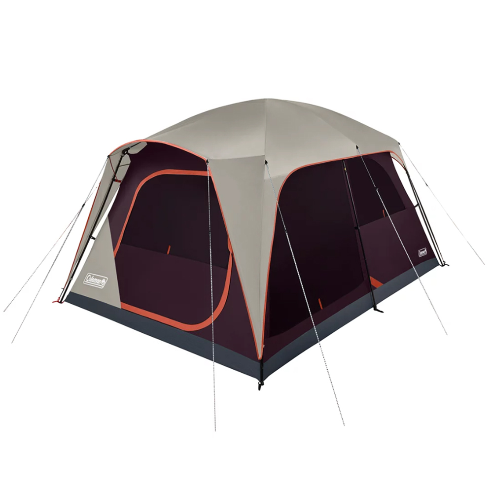 COLEMAN SKYLODGE 8-PERSON CAMPING TENT - BLACKBERRY