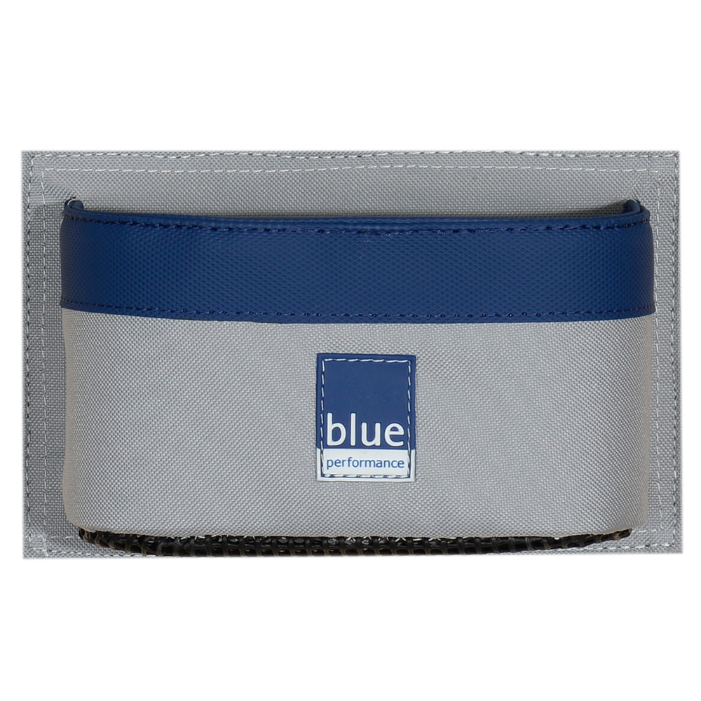 BLUE PERFORMANCE CAN HOLDER W/HOOKS