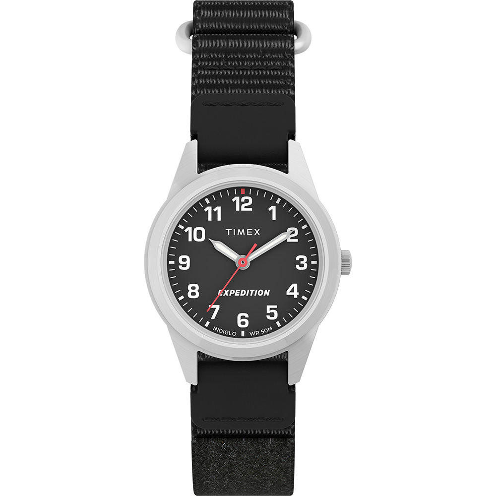 TIMEX EXPEDITION FIELD MINI WATCH - BLACK DIAL & FASTWRAP STRAP