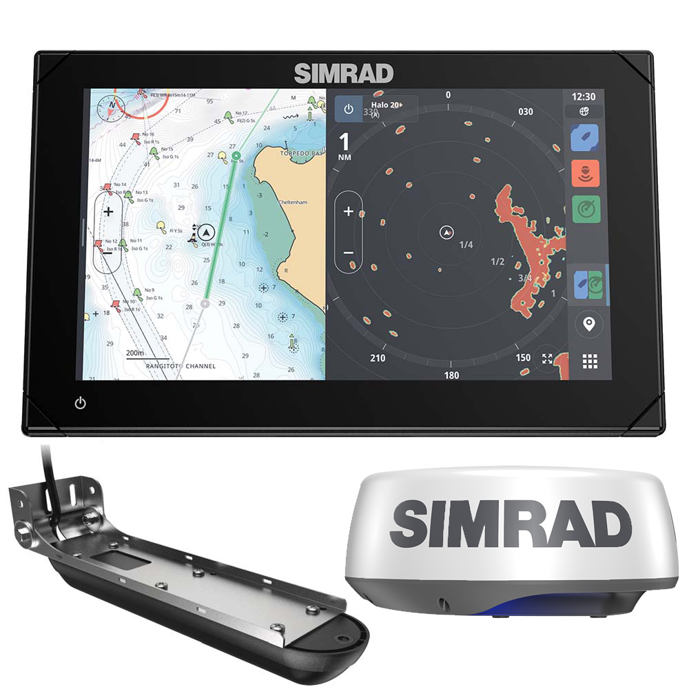 SIMRAD NSX 3009 RADAR BUNDLE - HALO20+ RADAR DOME & ACTIVE IMAGING 3-IN-1 TRANSDUCER
