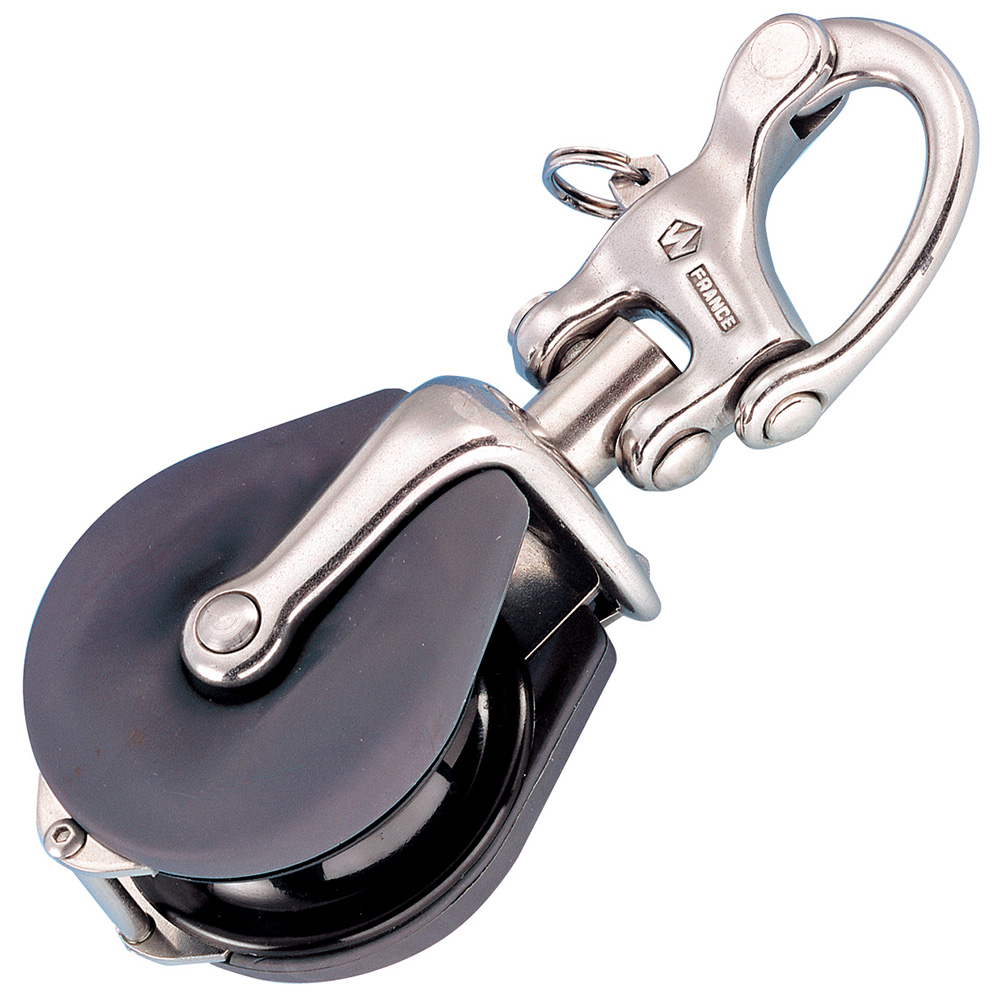 WICHARD SNATCH BLOCK W/SNAP SHACKLE, MAX ROPE SIZE 12MM (15/32")